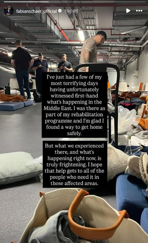 乐鱼网站-本在中东养伤，舍尔：我经历了人生最恐怖几天，已平安回英国